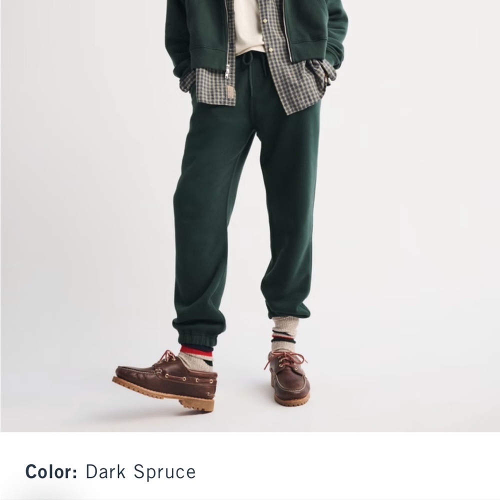 Abercrombie & Fitch Dark Spruce Sweatpants